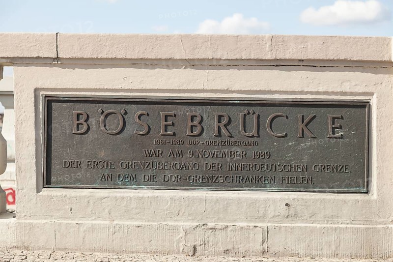 Sign at Boesebruecke