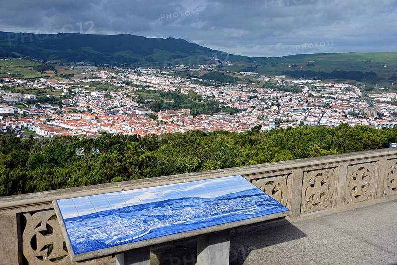 View of Angra do Heroismo from Monte Brasil