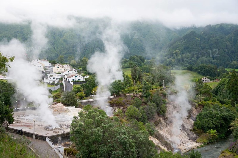 (Caldeira), Furnas, Sao Miguel, Azores, Portugal, Europe