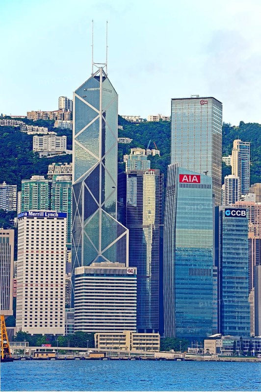View of Hong Kong Island from Kowloon