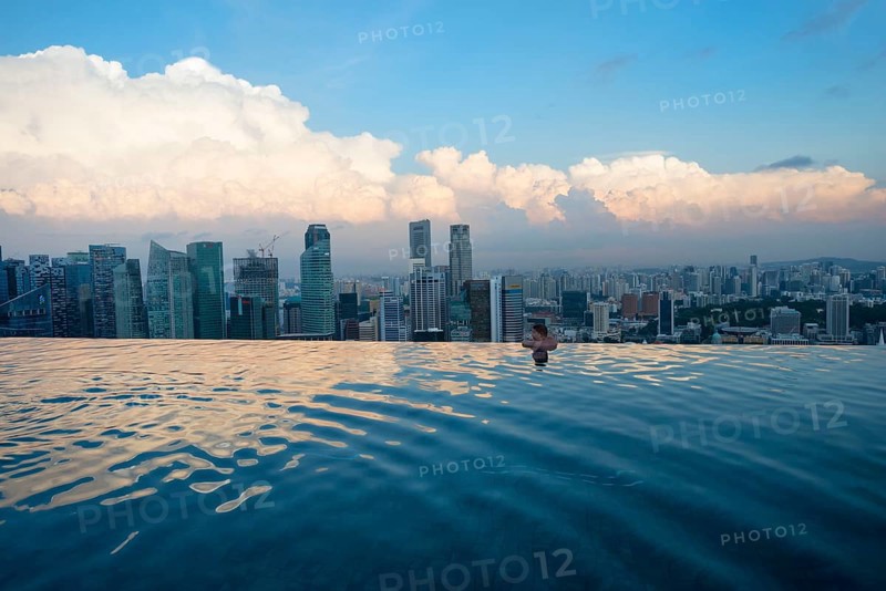 The city's central financial district