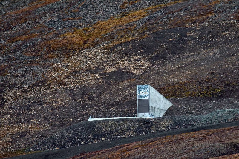 Entrance to the Svalbard Global Seed Vault