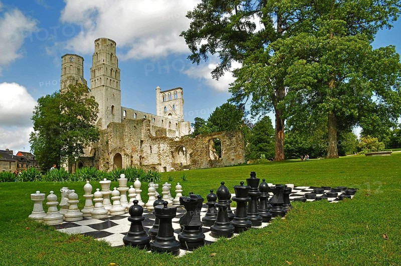 Abbey ruins from the 11th century