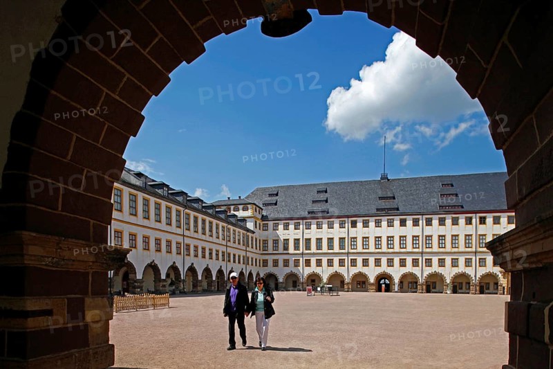 Castle courtyard