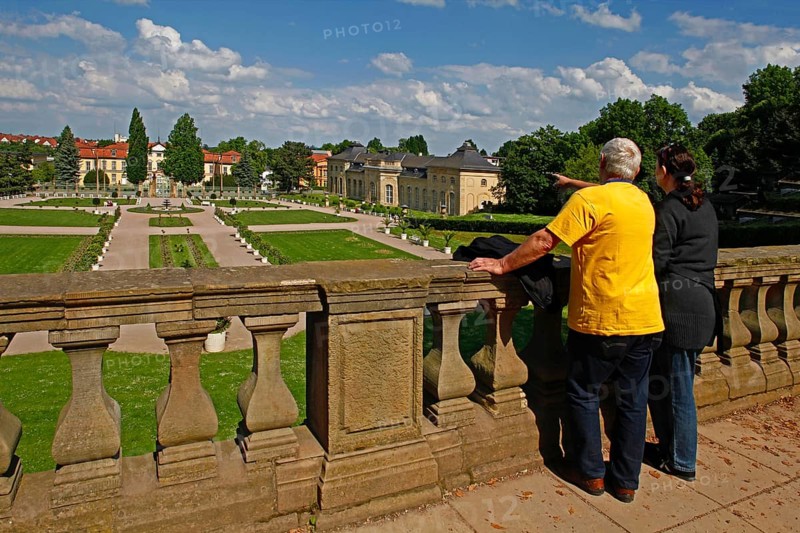 Baroque gardens of Friedenstein Castle