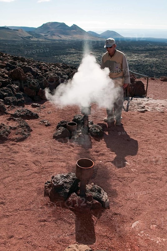 Hot steam