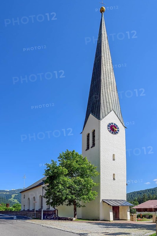 St. Anton Parish Church in Balderschwang in the Balderschwanger Valley