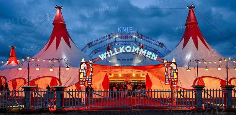 Circus tent entrance Circus Knie