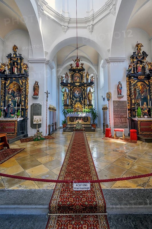 Main altar and side altars