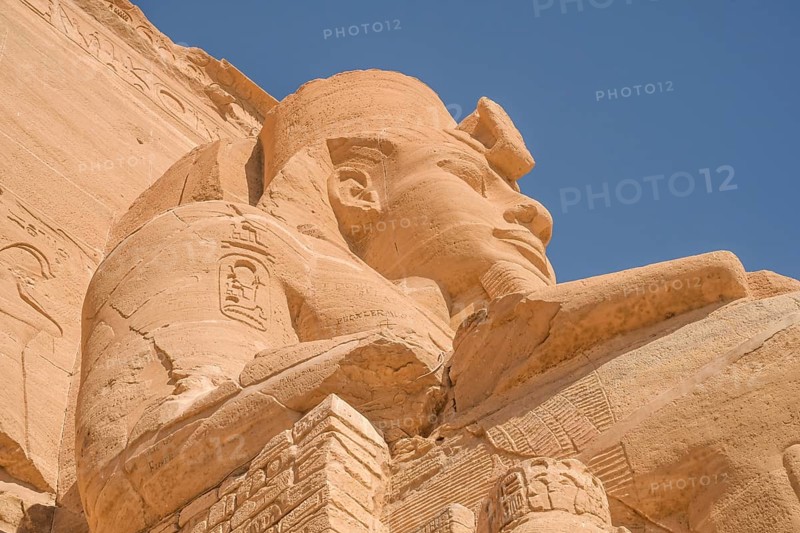 Statue Pharaoh Ramses II Scraffiti Prince Pueckler