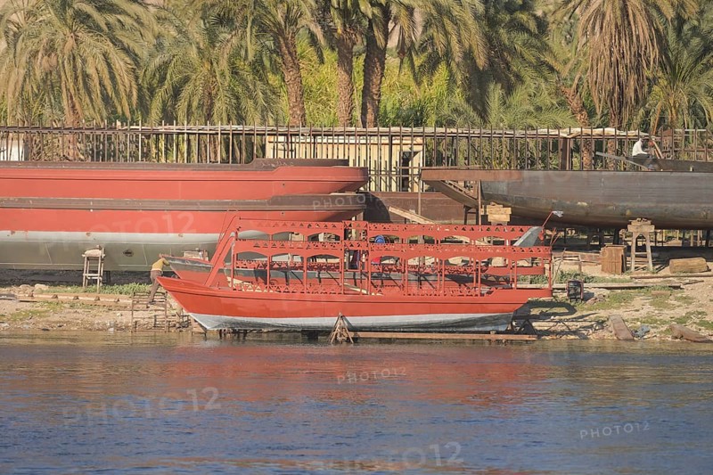 Shipyard on the Nile between Esna and Luxor