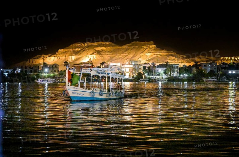 Excursion boat on the Nile at Luxor