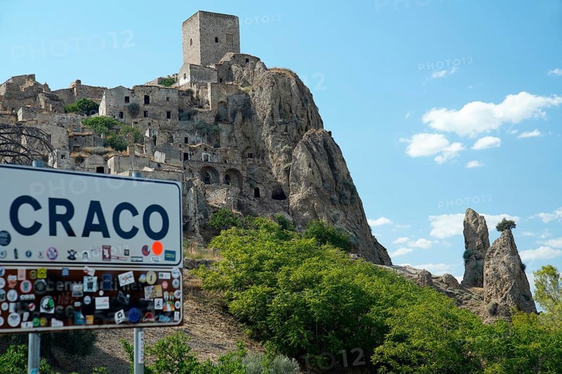 Abandoned mountain village of Craco