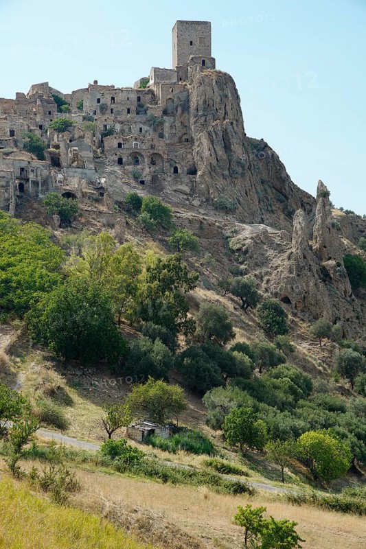 Abandoned mountain village of Craco