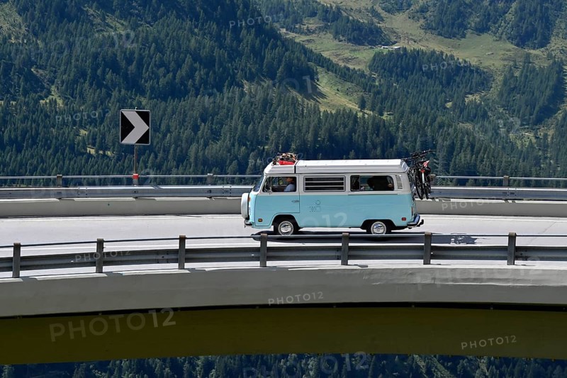 Gotthard Pass VW Bus