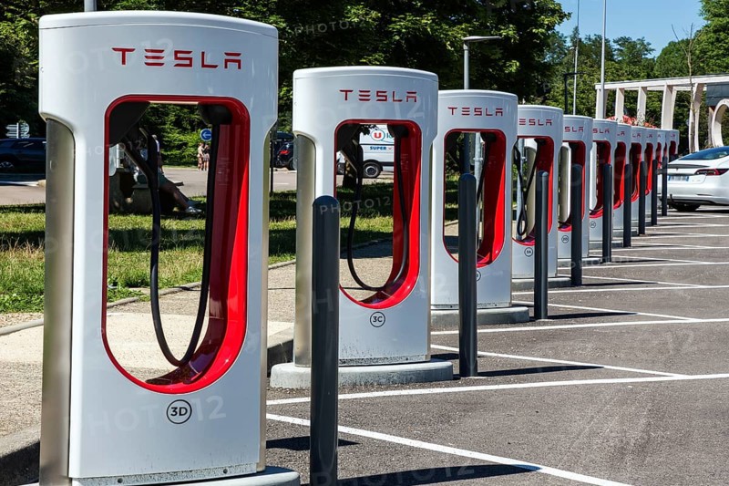 Charging stations for electric cars