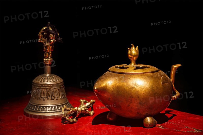 Tibetan Buddhist still life