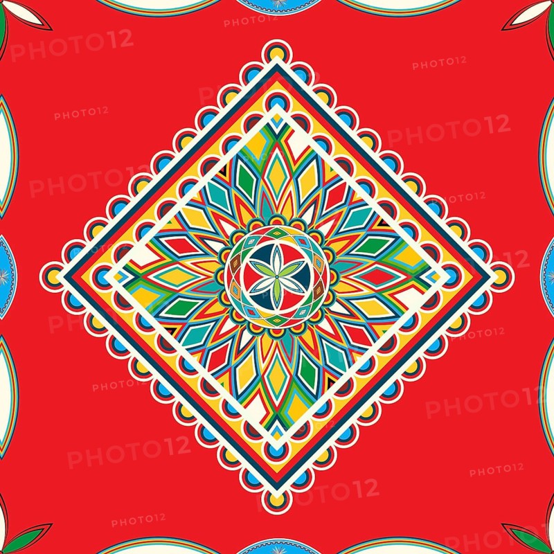 Najdi style vector seamless pattern