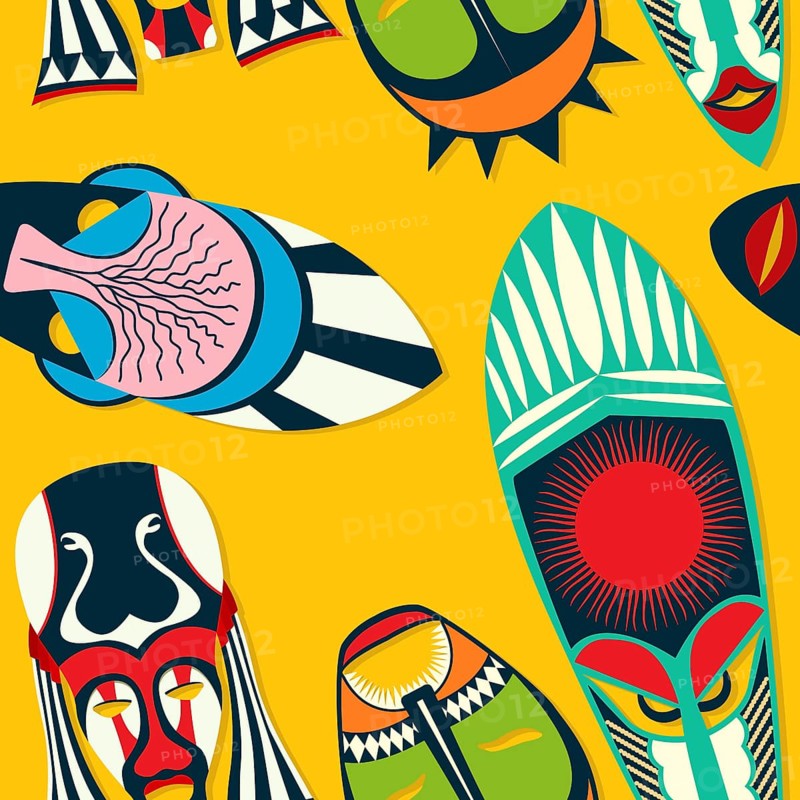 Tribal mask ethnic