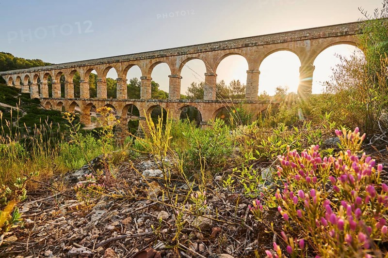 Old roman aqueduct