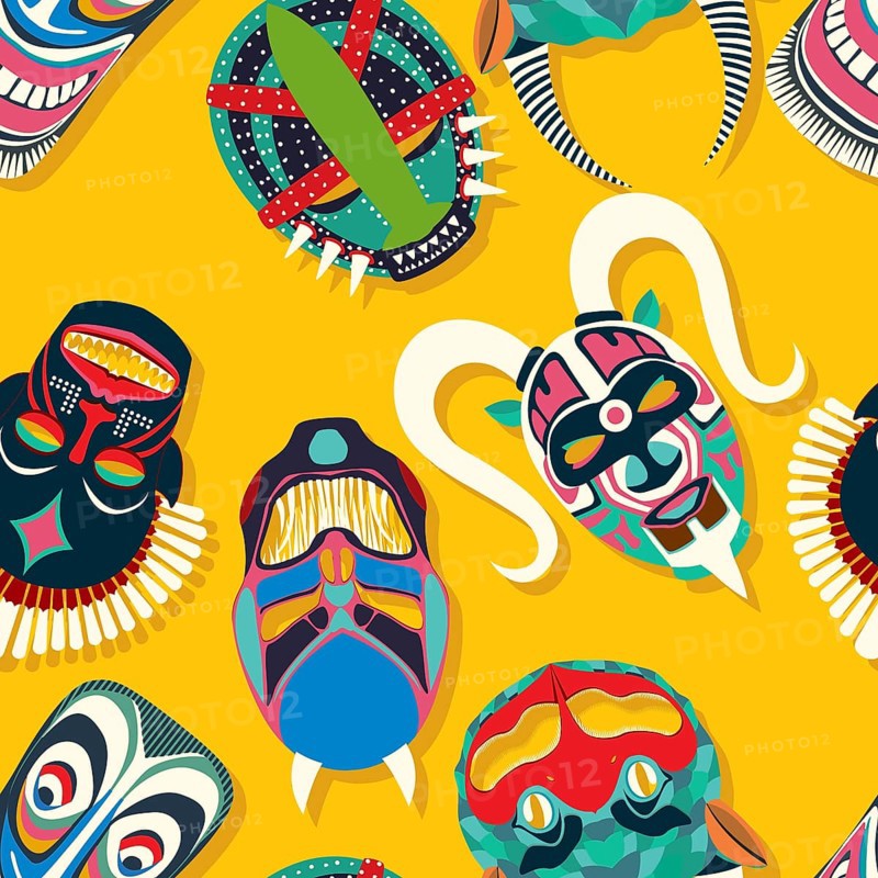 Tribal mask ethnic