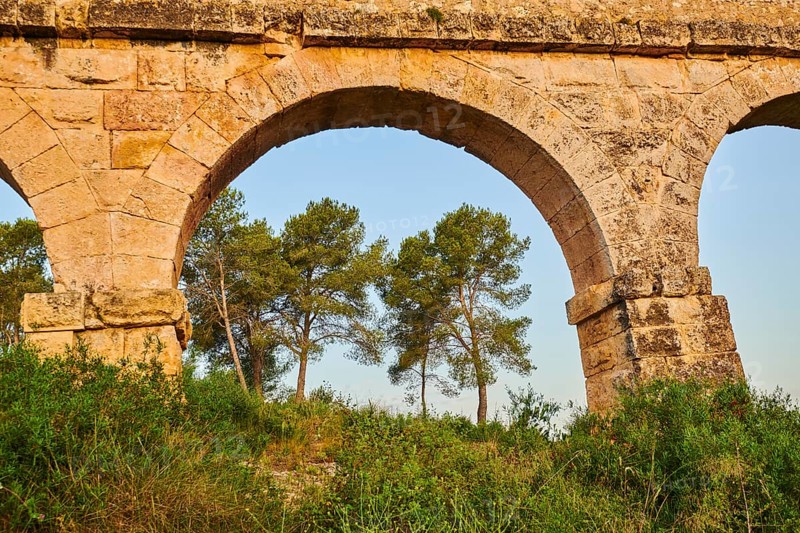 Old roman aqueduct