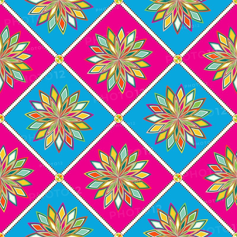 Najdi style vector seamless pattern