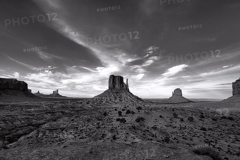 Rock formation in Monument Valley