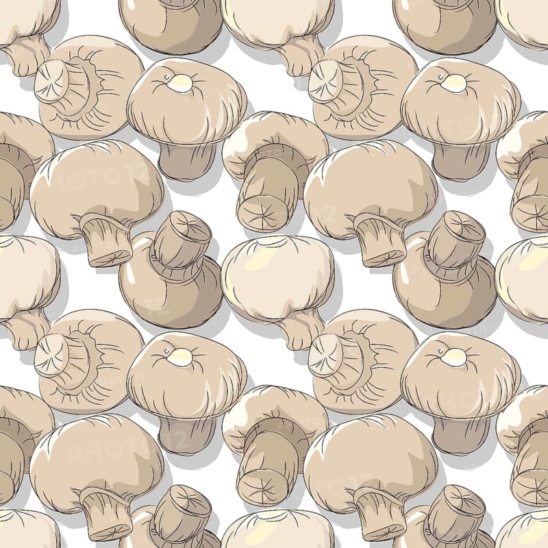 Mushrooms repeating pattern