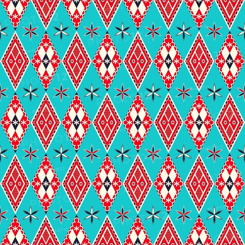 Najdi style vector seamless pattern