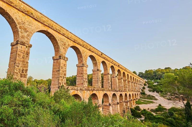 Old roman aqueduct
