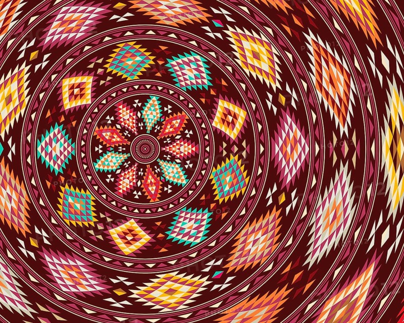 American indian decorative background