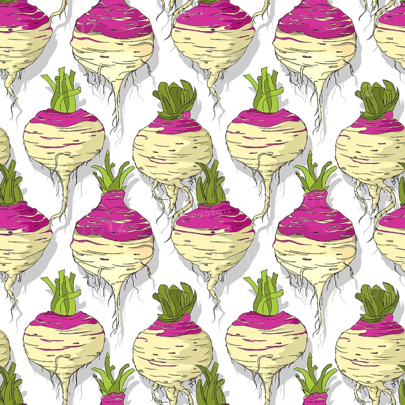 Rutabaga roots repeating pattern