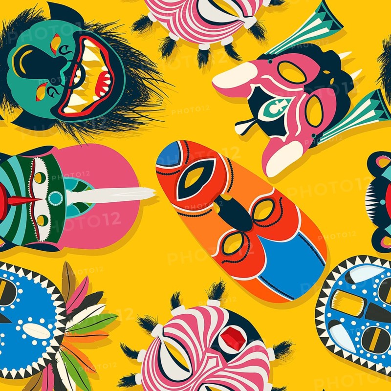 Tribal mask ethnic