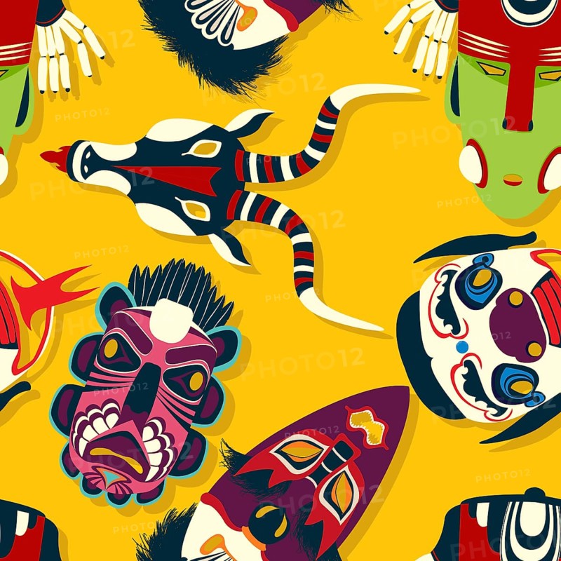 Tribal mask ethnic
