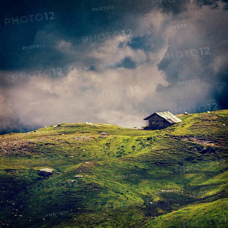 Serenity serene lonely scenery background concept