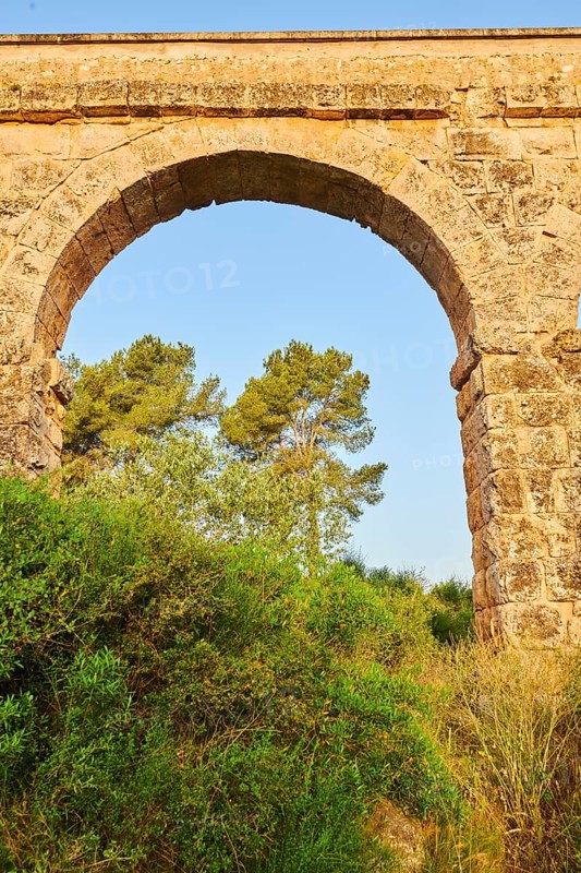 Old roman aqueduct