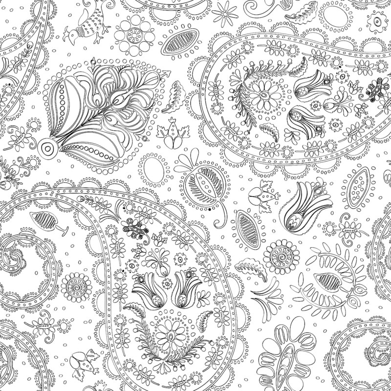 Vector paisley