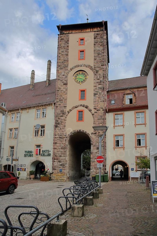 Historic town gate Obere Tor in Villingen