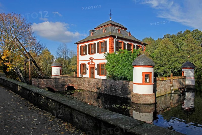 Moated castle