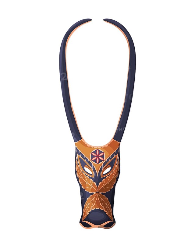 Sardinian Boe traditional mask