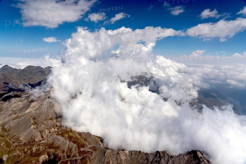 Aerial view of Monte Viso