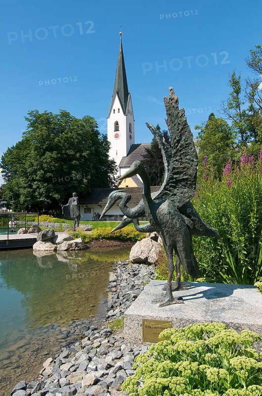 Spa park and church