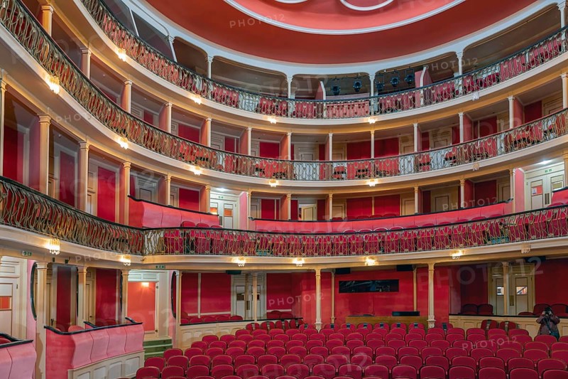 Inside the Opera House in Angra do Heroismo on Terceira Island Azores Portugal