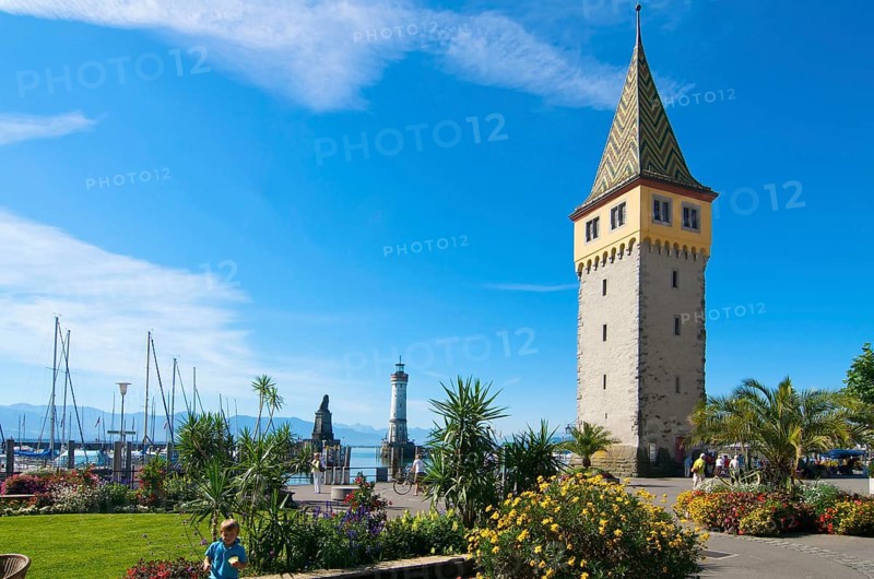 Harbor with Mangturm tower