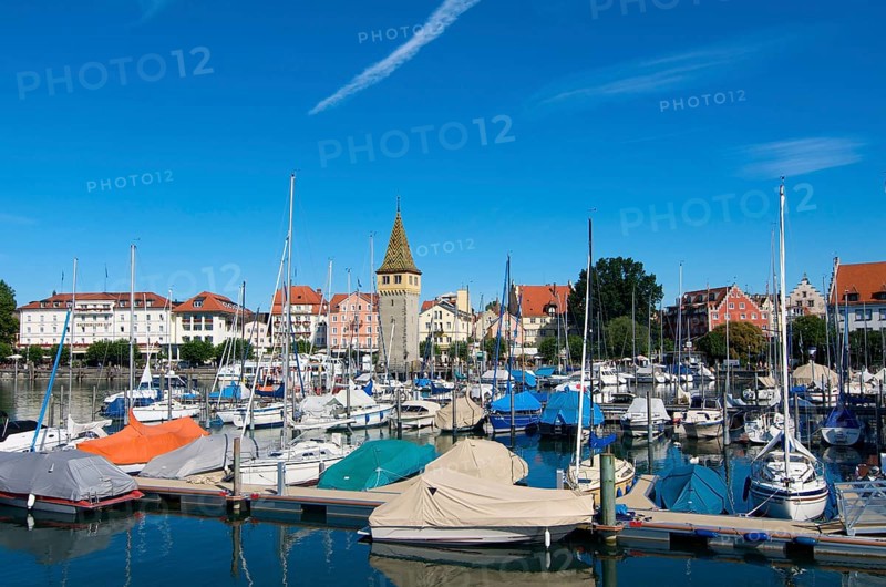 Harbor with Mangturm tower