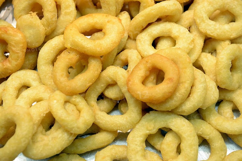 Fried squid rings