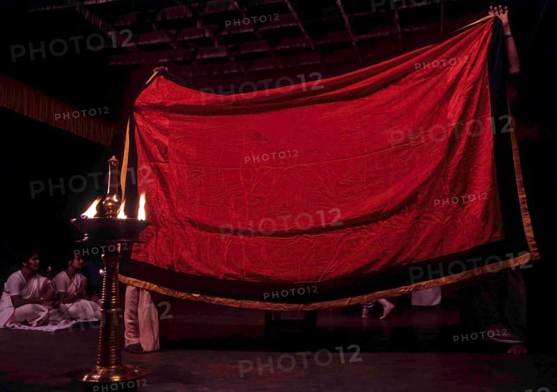 Show begins of Kathakali