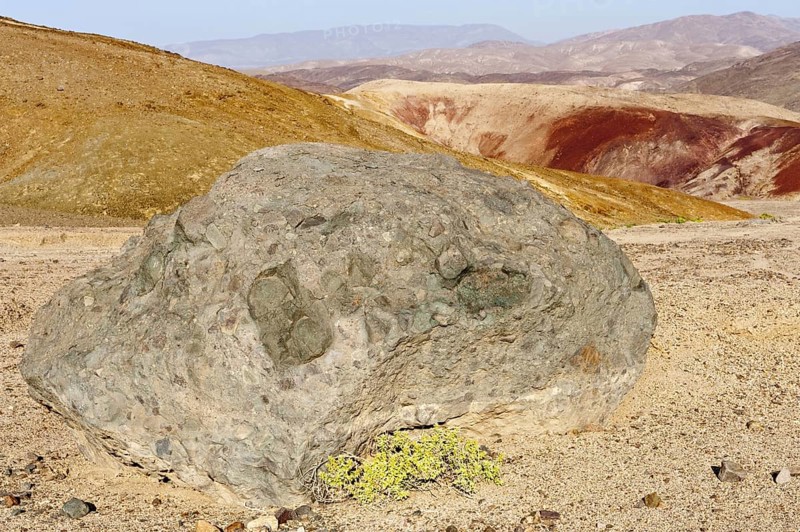 Rock outcrop in the desert