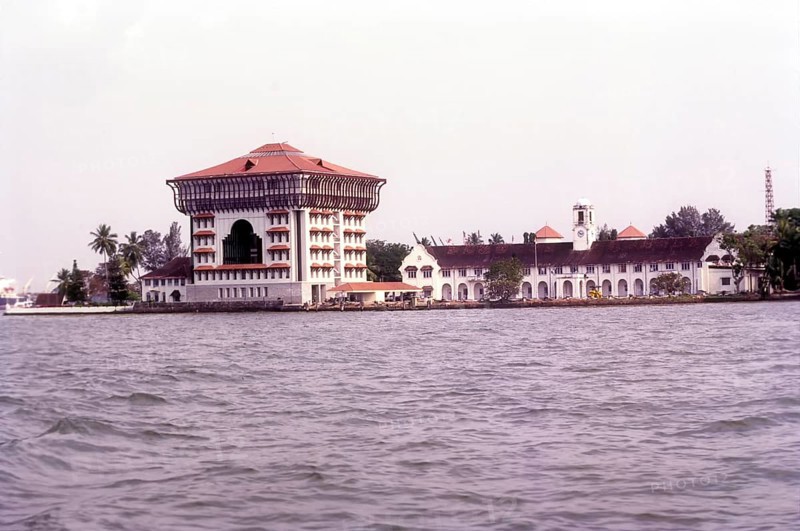 Taj hotel inside vembanad lake in kochi